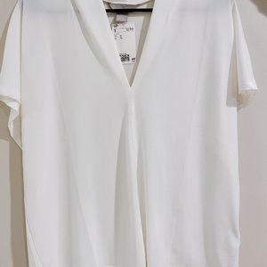 White short-sleeve shirt NWT